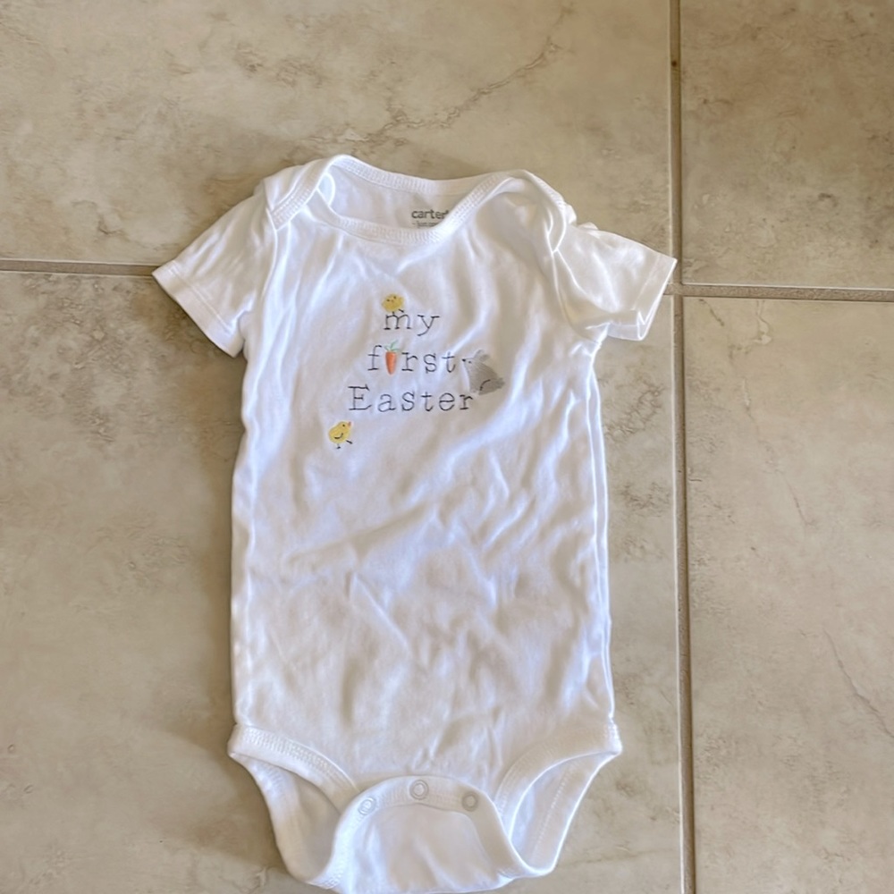 My first Easter onesie
